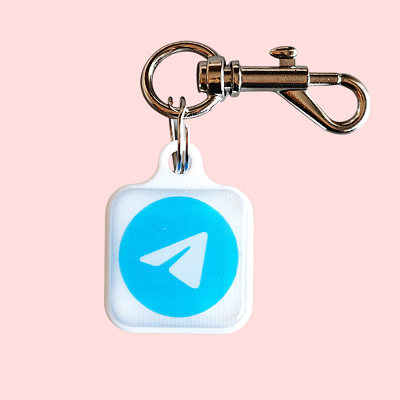 NFC Брелок Telegram з покриттям