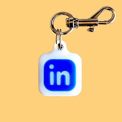 NFC Брелок LinkedIn з покриттям преміум